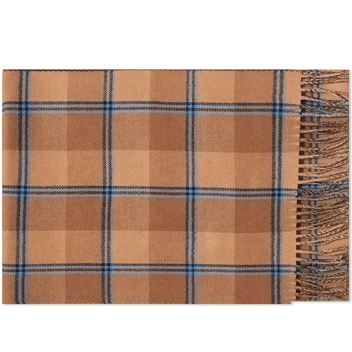 Photo: Gucci Men's Checked Wool GG Scarf in Beige