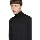 Hugo Black and Navy Santu Turtleneck