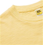 Velva Sheen - Slub Cotton-Jersey T-Shirt - Men - Yellow