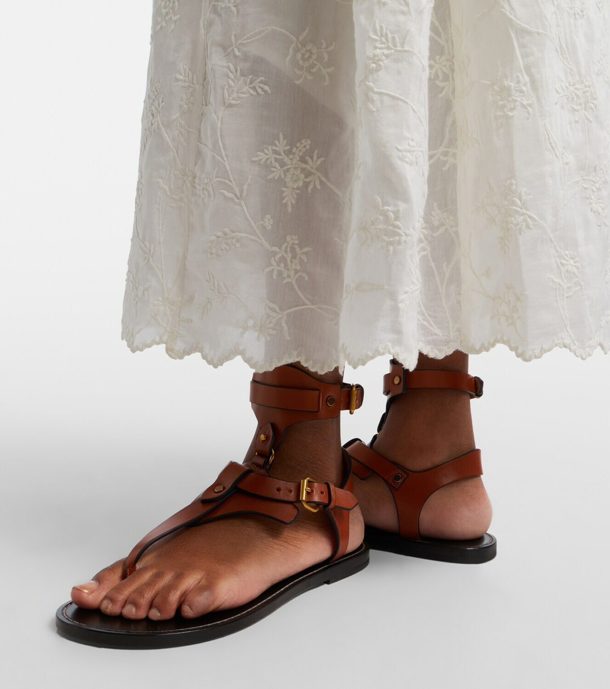 Isabel Marant Eveena leather thong sandals