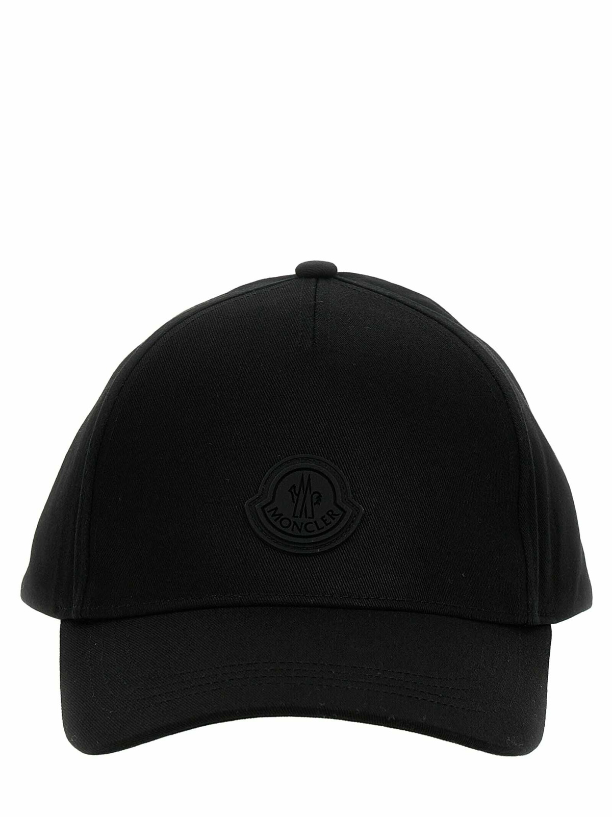 【関税＆送料込み】Moncler Black Cotton Cap Moncler Logo Cotton cap - Black - One Size Moncler
