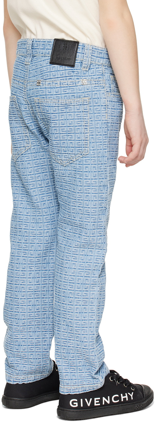 Givenchy Kids Blue 4G Jeans