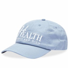 Sporty & Rich Big H Cap in Steel Blue/White