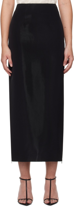 Photo: GIA STUDIOS Black Aodai Maxi Skirt