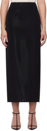 GIA STUDIOS Black Aodai Maxi Skirt