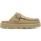 Clarks Originals Beige Meare Moc Slip-on Loafers