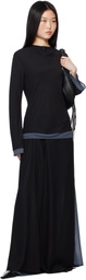 Holzweiler Black & Blue Leika Maxi Skirt