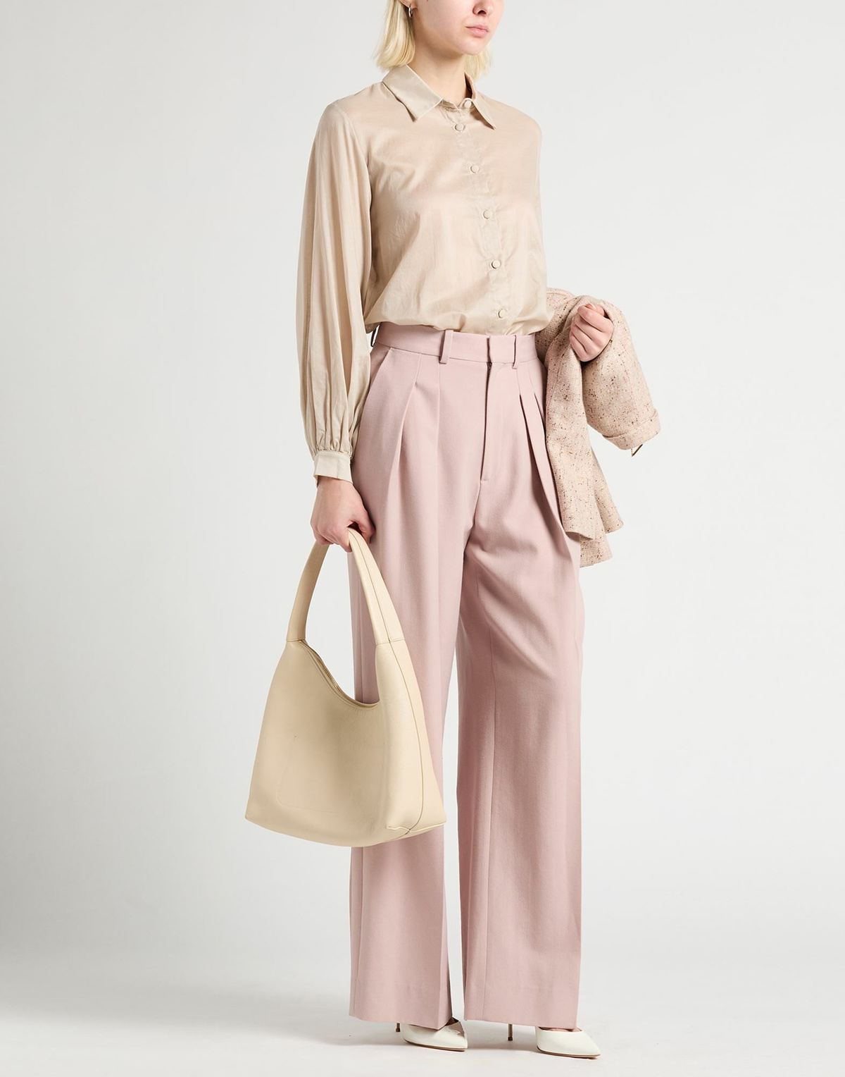 Berna Womens Shirt in Beige
