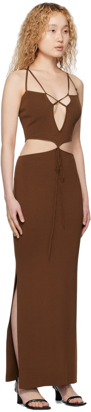 Aya Muse Brown Reis Maxi Dress Aya Muse
