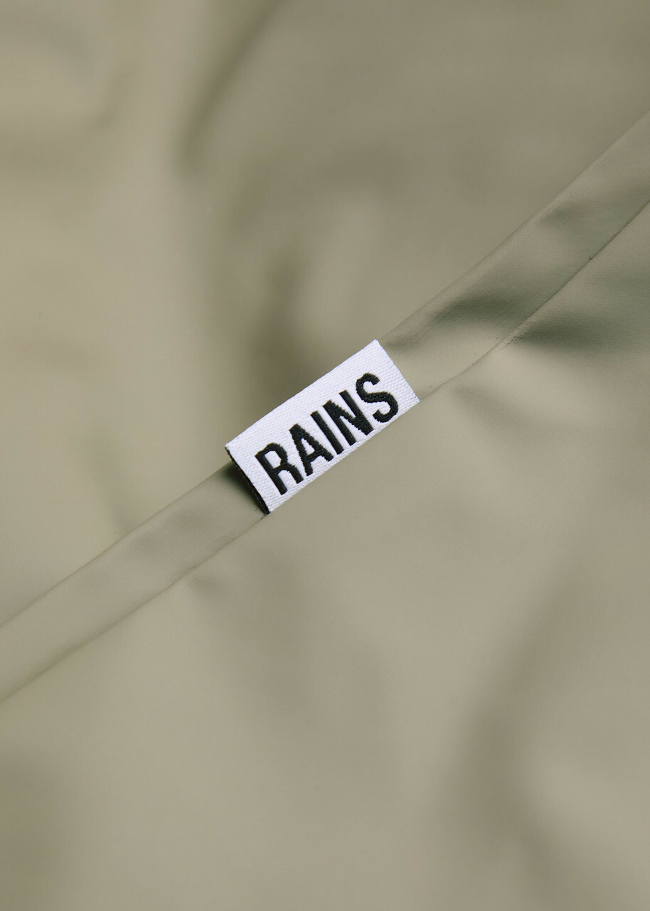 Rains W3 Hooded Rubberised Jacket Sage