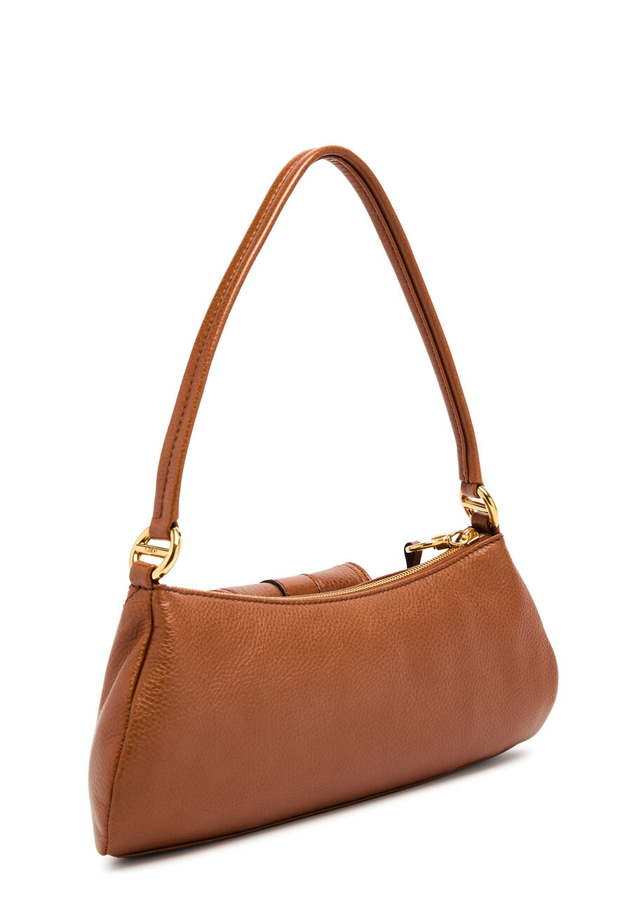 Chloe The 99 Grained Leather Shoulder bag - Brown - One Size