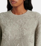 Xu Zhi Embellished wool-blend sweater