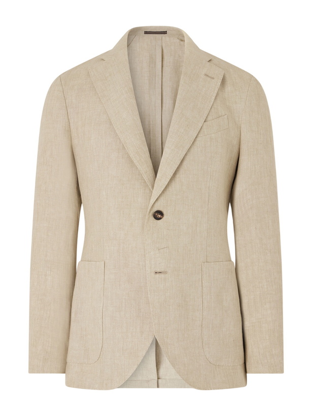 Photo: Slowear - Slim-Fit Linen Blazer - Neutrals