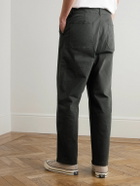 FRAME - Straight-Leg Cotton-Blend Twill Chinos - Brown