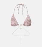 Bananhot Enzo paisley bikini top