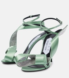 Area x Sergio Rossi Marquise satin sandals
