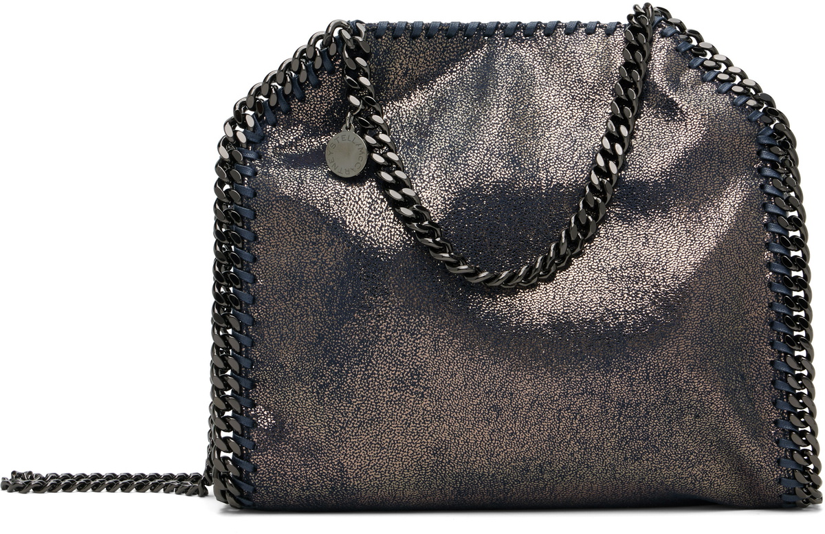 Stella McCartney Navy Falabella Mini Tote