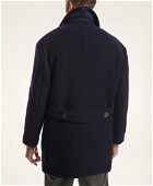 Brooks Brothers Men's Big & Tall Classic Wool Pea Coat | Navy
