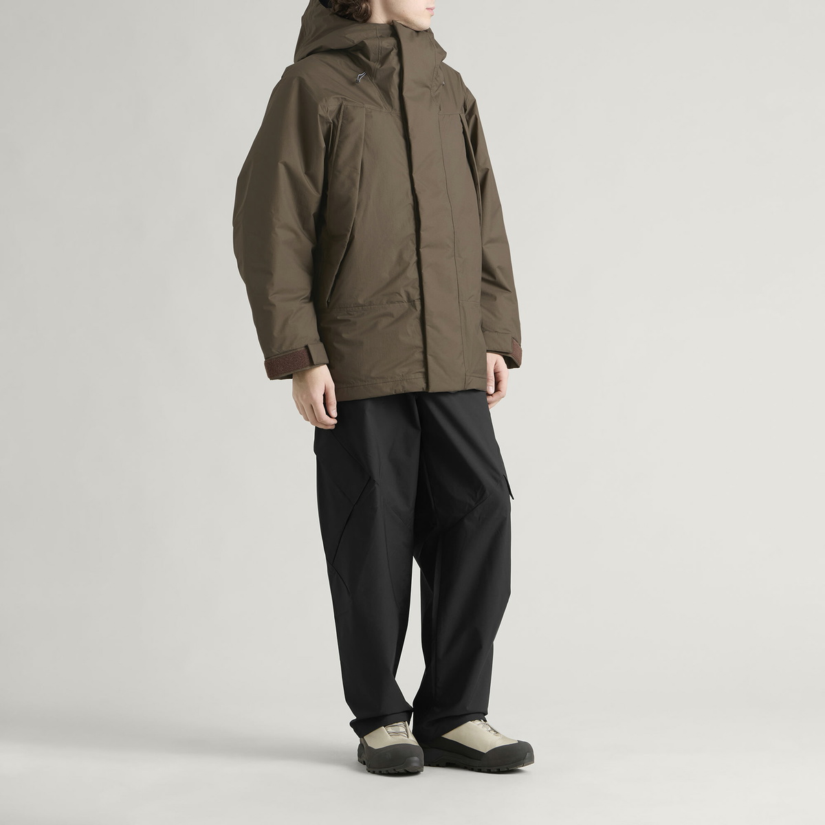 Goldwin Men's Glade Insulated Parka Jacket in Morel