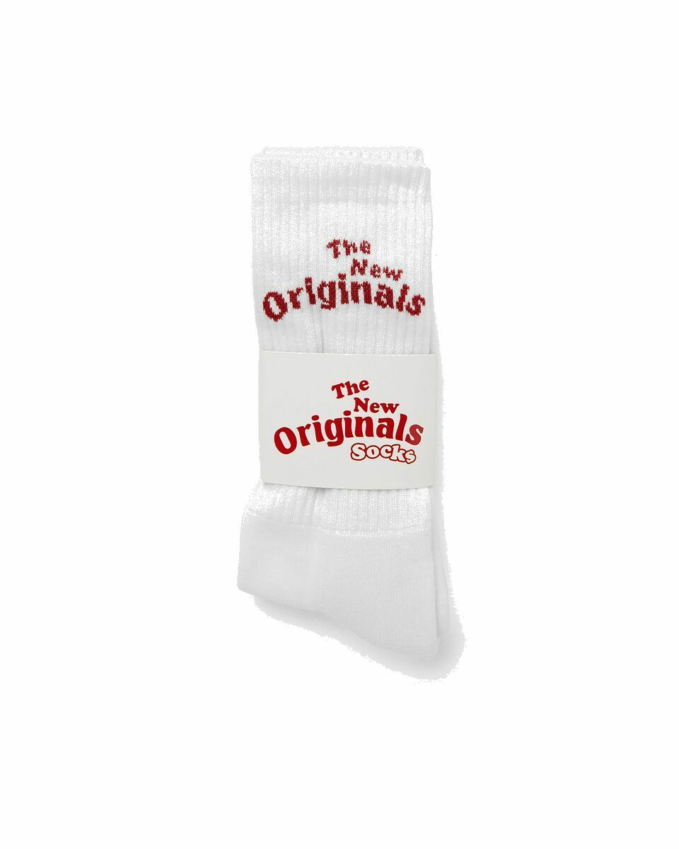 Photo: The New Originals Workman Socks White - Mens - Socks