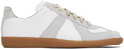 Maison Margiela White & Gray Replica Sneakers