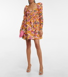 Zimmermann - Floral cotton minidress