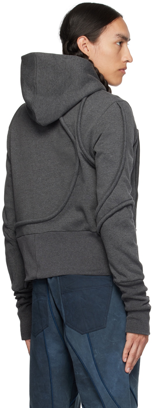 Mainline:RUS/Fr.CA/DE Gray Piping Hoodie