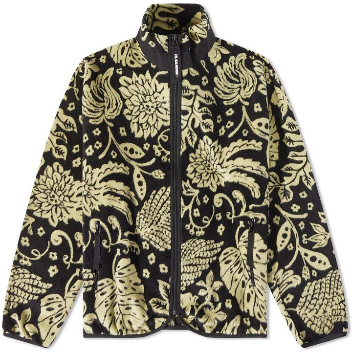 Photo: Jil Sander Plus Floral Fleece Zip Through Jacket