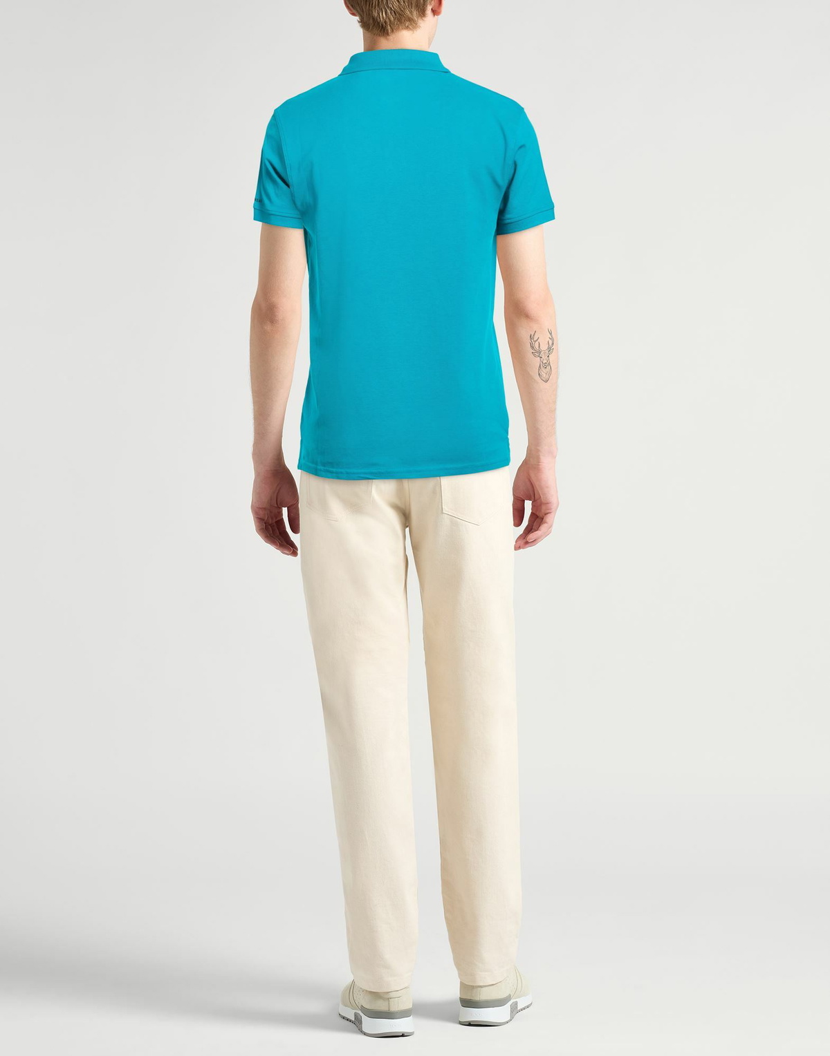 Trussardi Mens Polo shirt Turquoise