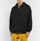 Fear of God - Loopback Cotton-Jersey Zip-Up Hoodie - Black