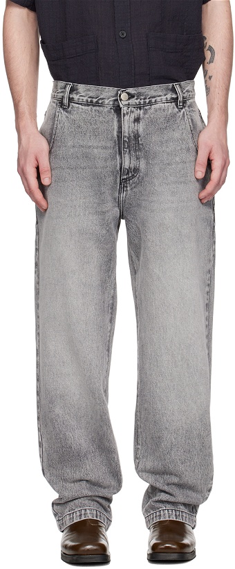 Photo: mfpen Gray Regular Jeans