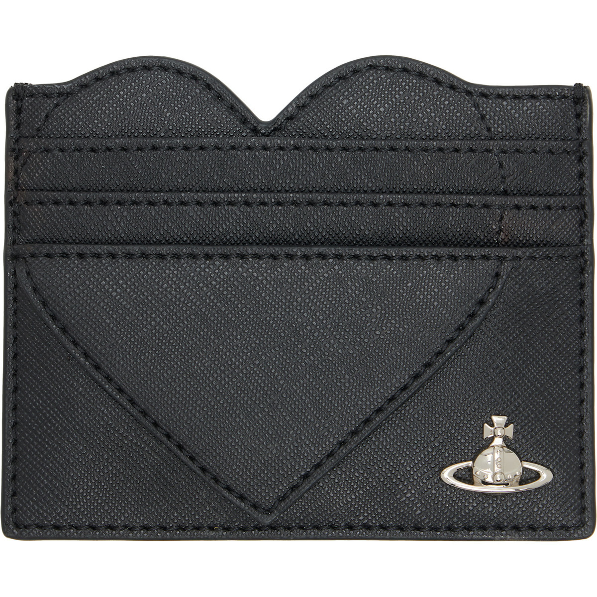 Vivienne Westwood Black Heart Card Holder