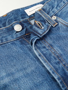 Alexander McQueen - Straight-Leg Layered Frayed Jeans - Blue