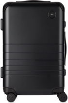 Monos Black Hybrid Carry-On Plus Suitcase