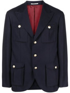 BRUNELLO CUCINELLI - Wool Single-breasted Blazer Jacket