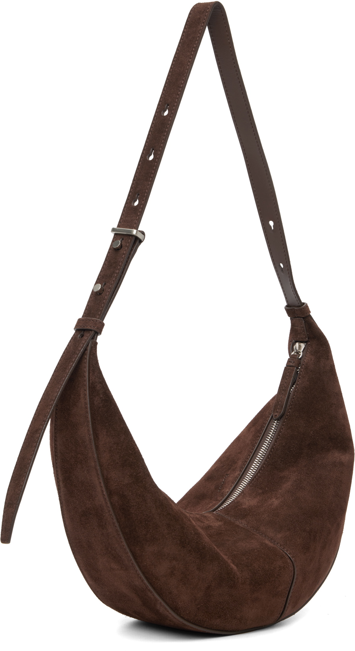 Proenza Schouler Brown Slide Soft Suede Bag