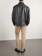 Slowear - Leather Overshirt - Brown