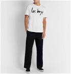 Les Girls Les Boys - Logo-Print Cotton-Jersey T-Shirt - White