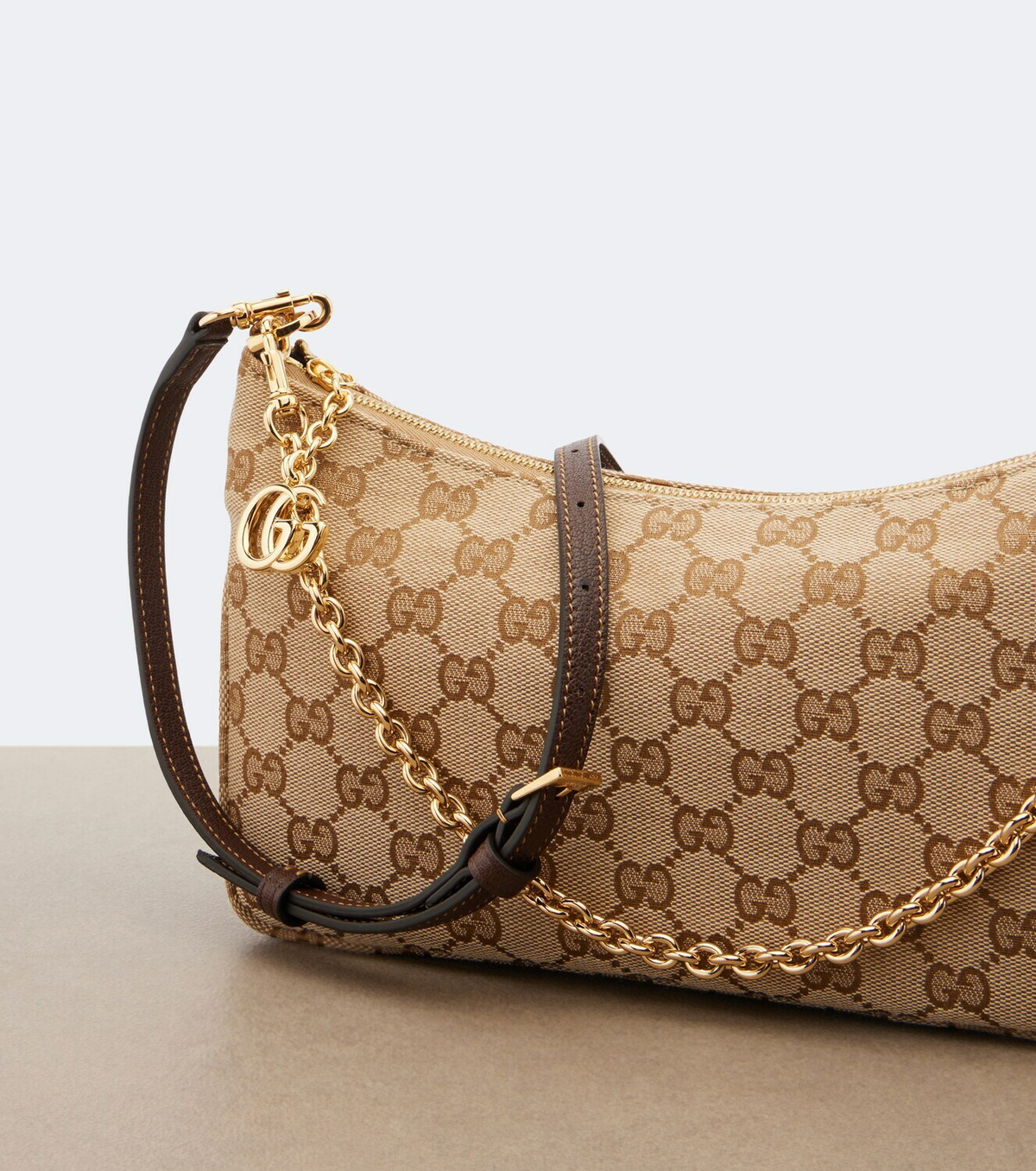 Gucci Lady Lunetta Small GG canvas shoulder bag