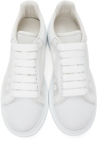 Alexander McQueen White Mesh Oversized Sneakers