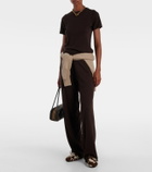 Extreme Cashmere Tina cotton and cashmere T-shirt