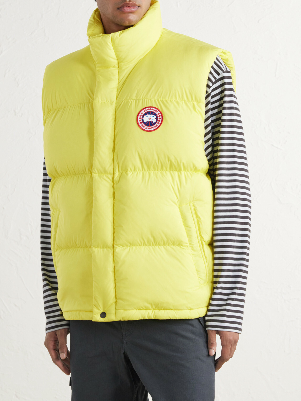 Canada Goose - Sterling Logo-Appliquéd Quilted Shell Down Gilet - Yellow