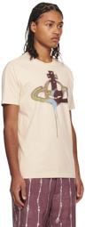 Vivienne Westwood Beige Spray Orb Classic T-Shirt