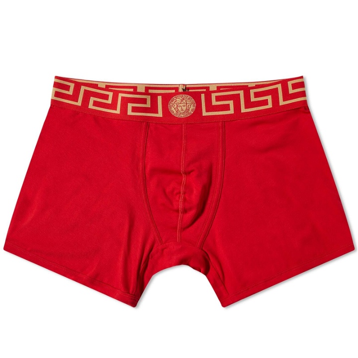 Photo: Versace Men's Boxer shorts in Red