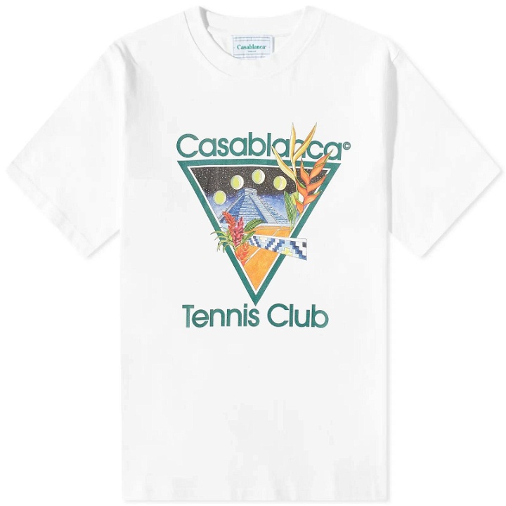 Photo: Casablanca Men's Tennis Club Icon T-Shirt in White