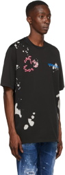Dsquared2 Black Bleached Logo T-Shirt