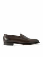 Edward Green - Piccadilly Leather Penny Loafers - Brown