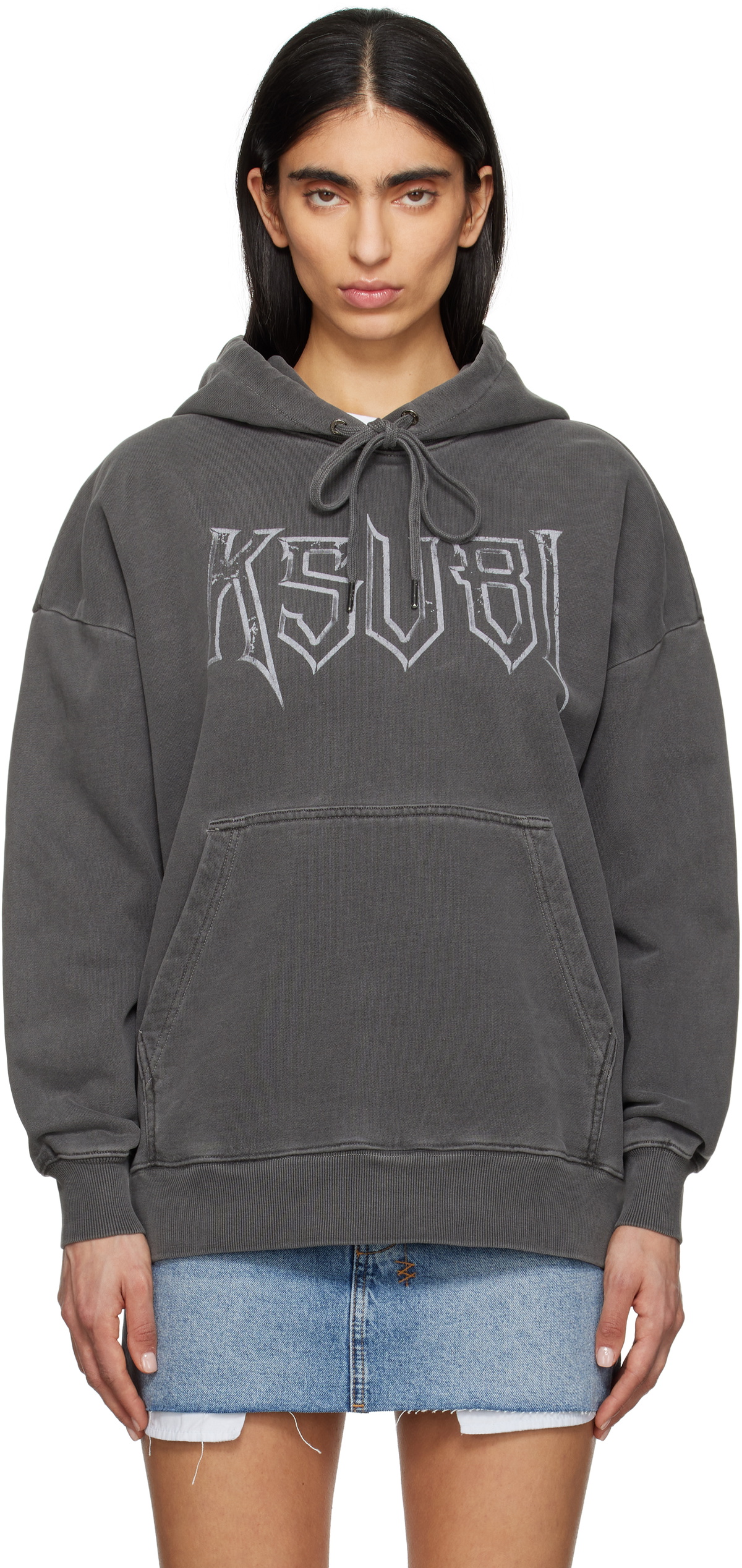 Ksubi Gray Kingdom Oh G Hoodie