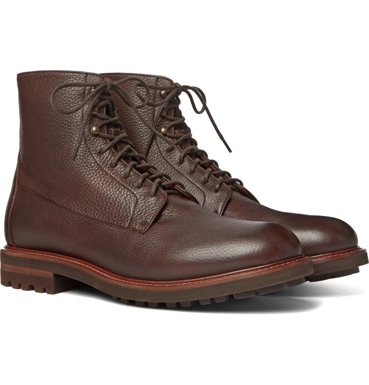 Photo: Brunello Cucinelli - Leather Boots - Brown