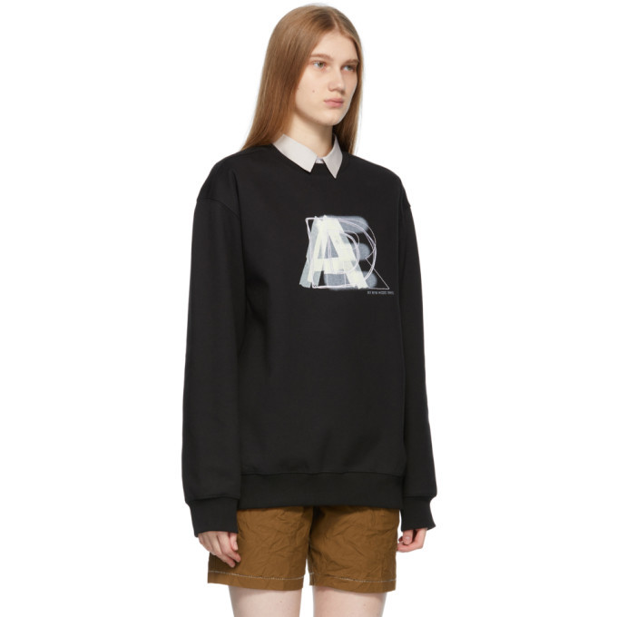 ADER error Black Layer Logo Sweatshirt